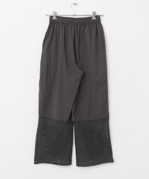 SENSE OF PLACE by URBAN RESEARCH（センスオブプレイスバイアーバンリサーチ）の「インドシシュウメッシュイージーパンツ（その他パンツ・レディース・アイボリー/ブルー/チャコールグレー・ONE）」の19枚目の写真