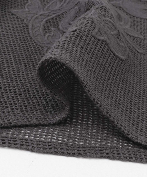 SENSE OF PLACE by URBAN RESEARCH（センスオブプレイスバイアーバンリサーチ）の「インドシシュウメッシュイージーパンツ（その他パンツ・レディース・アイボリー/ブルー/チャコールグレー・ONE）」の17枚目の写真