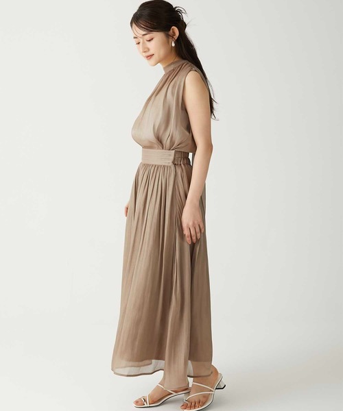 ブラウス シャツ 「Luan」SHINY RIBBON BLOUSE/シャイニーリボンブラウス レディース Luan（ルアン）の「【Luan】SHINY RIBBON BLOUSE/シャイニー