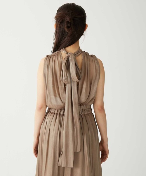 ブラウス シャツ 「Luan」SHINY RIBBON BLOUSE/シャイニーリボンブラウス レディース Luan（ルアン）の「【Luan】SHINY RIBBON BLOUSE/シャイニー