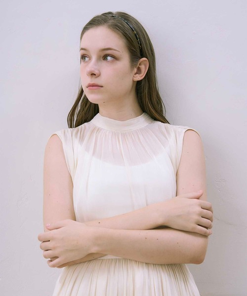 Luan（ルアン）の「【Luan】SHINY RIBBON BLOUSE/シャイニー