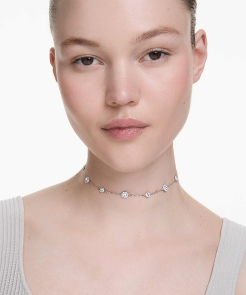 公式】【スワロフスキー】Una Angelic ペンダント, ラウンドカット