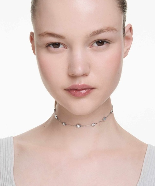 公式】【スワロフスキー】Una Angelic ペンダント, ラウンドカット