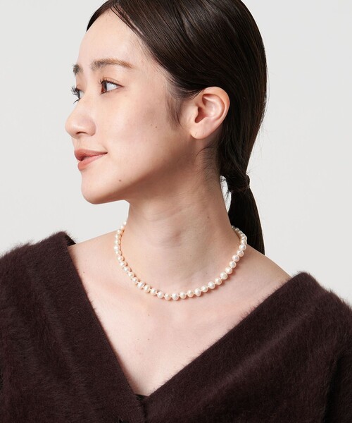 UNITED ARROWS（ユナイテッドアローズ）の「淡水パール ノット ネックレス（ネックレス・レディース・ホワイト・FREE）」の2枚目の写真