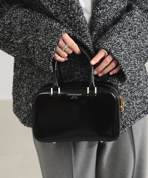 CHRISTIAN VILLA / スクエア ボストン バッグS（トートバッグ