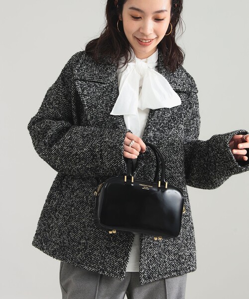 CHRISTIAN VILLA / スクエア ボストン バッグS（トートバッグ