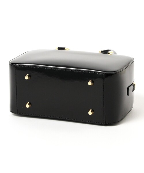 CHRISTIAN VILLA（クリスチャンヴィラ）の「CHRISTIAN VILLA / スクエア ボストン バッグS（トートバッグ・レディース・ブラック・ONE SIZE）」の6枚目の写真