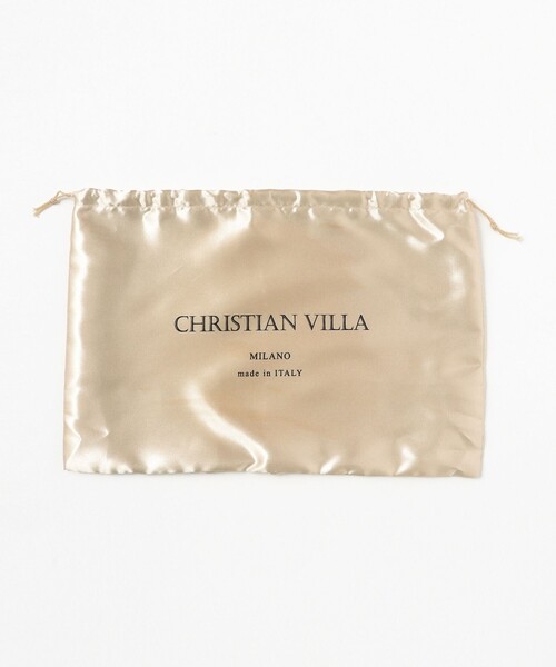 CHRISTIAN VILLA（クリスチャンヴィラ）の「CHRISTIAN VILLA / スクエア ボストン バッグS（トートバッグ・レディース・ブラック・ONE SIZE）」の10枚目の写真