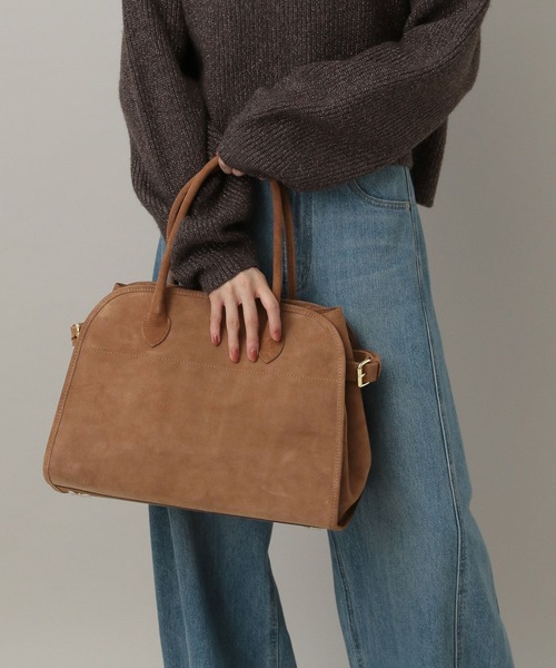 A part by（アパートバイ）の「【セレクト】AULENTTI_サイドベルトトート（ショルダーバッグ・レディース・ブラウン/ブラック・FREE）」の17枚目の写真