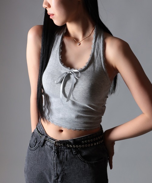 commesi studios ホルターネックトップス Halter Neck Tops (Ivory) – COMME SI STUDIO