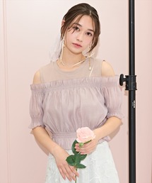 WILLSELECTION | レイヤード風オフショルカットトップス(Tシャツ/カットソー)
