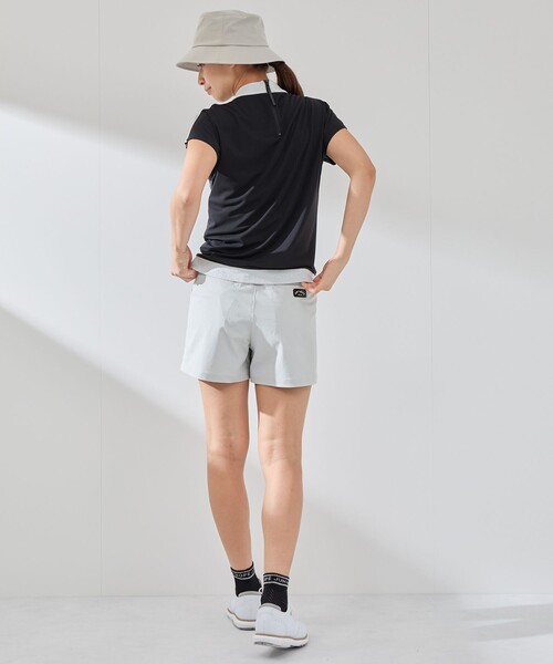JUN&ROPE'(ジュンアンドロペ)の「【吸水速乾】【UV】ドライストレッチショートパンツ(その他パンツ・レディース・ホワイト/ブラック/ネイビー/グレー・L/M/S/X-SMALL)」の19枚目の写真