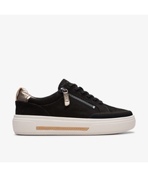 Clarks | Hollyhock Zip / ホリーホックジップ(ブラックヌバック)(スニーカー)