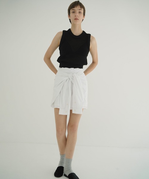 SHIRT DETAIL SHORT PANTS（その他パンツ）｜CLANE（クラネ）の
