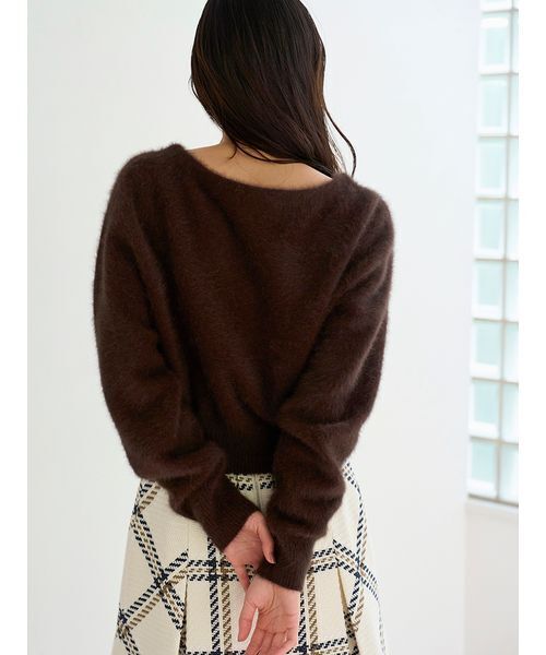 フォックスファーショートカーディガン（カーディガン/ボレロ