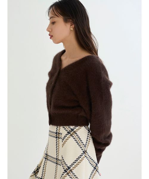 フォックスファーショートカーディガン（カーディガン/ボレロ