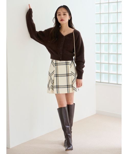 フォックスファーショートカーディガン（カーディガン/ボレロ