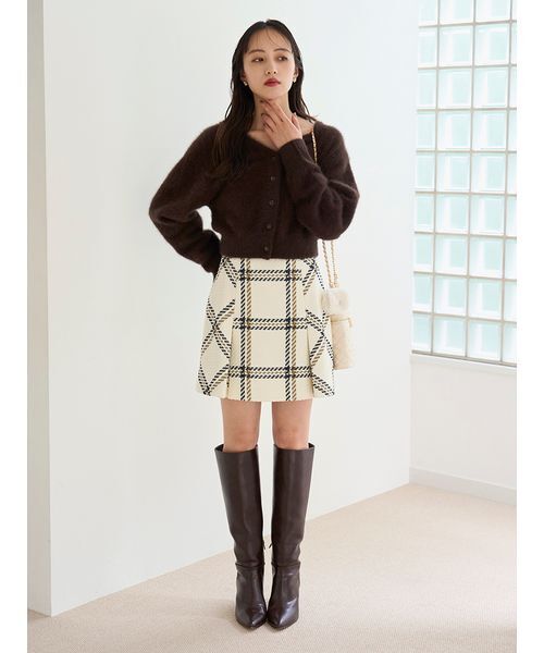 フォックスファーショートカーディガン（カーディガン/ボレロ