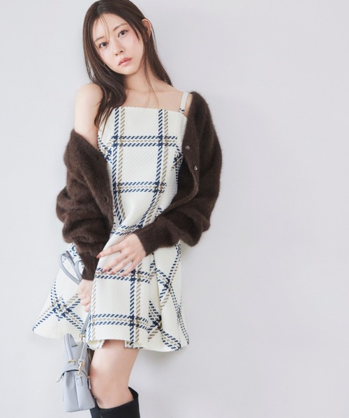 フォックスファーショートカーディガン（カーディガン/ボレロ