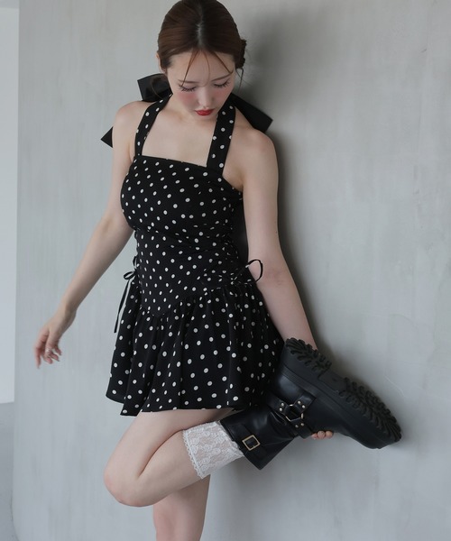 セール】【Mode Ribbon Collection】アメスリリボンワンピース