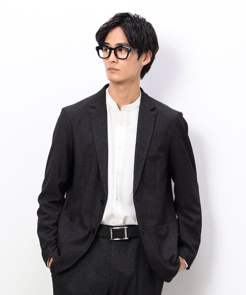 COMME CA ISM（コムサイズム）の「【セットアップ対応】デニムライクストレッチ テーラードジャケット（テーラードジャケット・メンズ・ブラック/ネイビー・SMALL/MEDIUM/LARGE）」の14枚目の写真