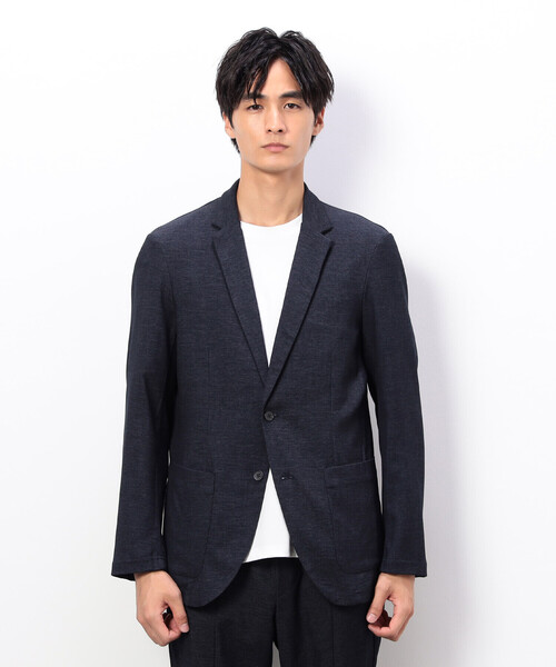 COMME CA ISM（コムサイズム）の「【セットアップ対応】デニムライクストレッチ テーラードジャケット（テーラードジャケット・メンズ・ブラック/ネイビー・SMALL/MEDIUM/LARGE）」の21枚目の写真