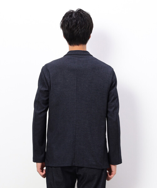 セットアップ対応】デニムライクストレッチ テーラードジャケット