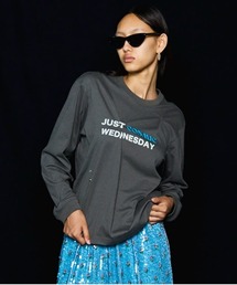 MAISON SPECIAL 長袖Tシャツ SALE】Sponsor Logo Print Long Sleeve T-shirt
