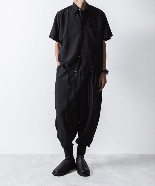 ato(アトウ)の「RECYCLE POLYESTER CUFFS PANTS(その他パンツ・メンズ・ブラック/トップグレー/ベージュ・44/48/46)」の13枚目の写真