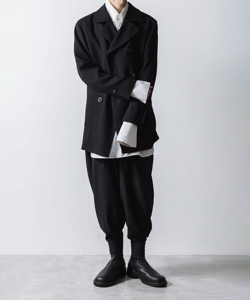 ato(アトウ)の「RECYCLE POLYESTER CUFFS PANTS(その他パンツ・メンズ・ブラック/トップグレー/ベージュ・44/48/46)」の14枚目の写真