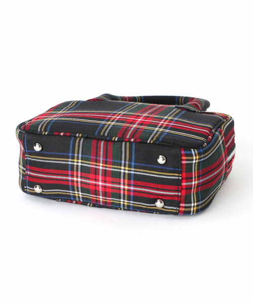 OUTDOOR PRODUCTS（アウトドアプロダクツ）の「2WAY CUBE BAG Plaid Pattern（クラッチバッグ・レディース・レッド・FREE）」の9枚目の写真