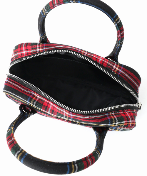 OUTDOOR PRODUCTS（アウトドアプロダクツ）の「2WAY CUBE BAG Plaid Pattern（クラッチバッグ・レディース・レッド・FREE）」の10枚目の写真