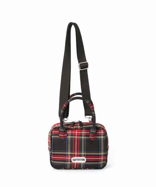OUTDOOR PRODUCTS（アウトドアプロダクツ）の「2WAY CUBE BAG Plaid Pattern（クラッチバッグ・レディース・レッド・FREE）」の12枚目の写真
