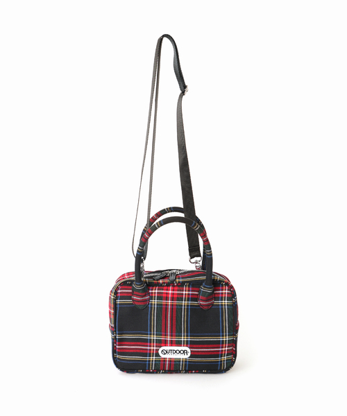 OUTDOOR PRODUCTS（アウトドアプロダクツ）の「2WAY CUBE BAG Plaid Pattern（クラッチバッグ・レディース・レッド・FREE）」の15枚目の写真