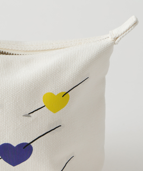 SLOBE IENA(スローブイエナ)の「aki ishibashi ミドルポーチ(ポーチ・レディース・ブルー/ホワイト・FREE)」の10枚目の写真