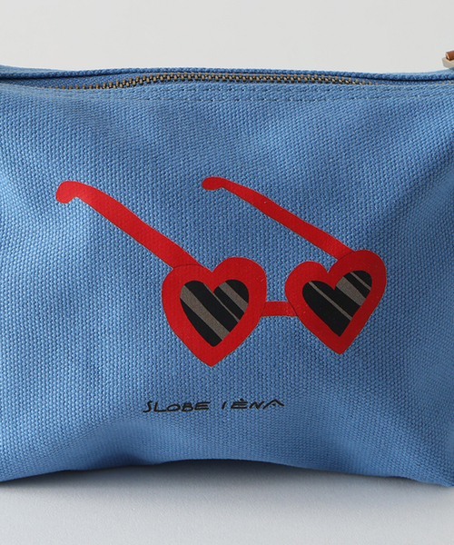 SLOBE IENA(スローブイエナ)の「aki ishibashi ミドルポーチ(ポーチ・レディース・ブルー/ホワイト・FREE)」の18枚目の写真