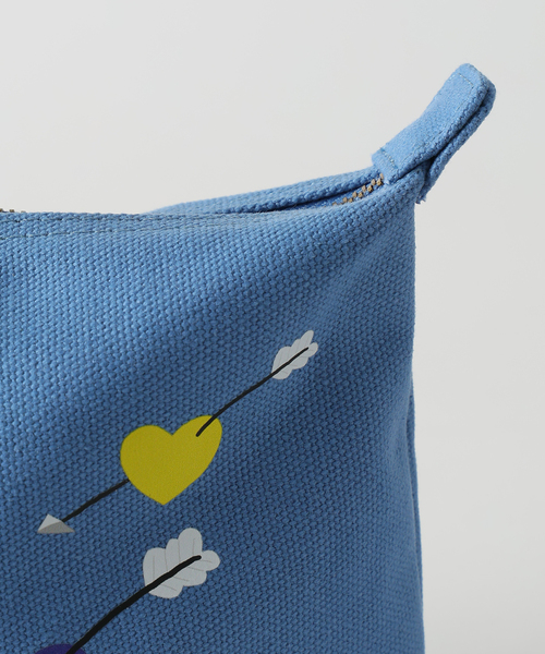 SLOBE IENA(スローブイエナ)の「aki ishibashi ミドルポーチ(ポーチ・レディース・ブルー/ホワイト・FREE)」の19枚目の写真