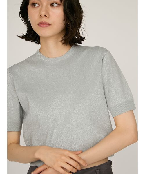 emmi（エミ）の「【限定カラー】emmiロゴアンサンブルニットトップス（カーディガン/ボレロ・レディース・アイボリー/ライトベージュ/ベビーピンク/グレー/ピンク・F）」の15枚目の写真