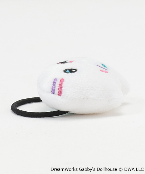 petit main（プティマイン）の「【ギャビー】フェイスヘアゴム（ヘアゴム・キッズ・オフホワイト/レッド・F）」の5枚目の写真