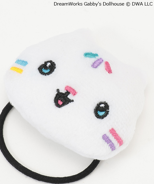 petit main（プティマイン）の「【ギャビー】フェイスヘアゴム（ヘアゴム・キッズ・オフホワイト/レッド・F）」の4枚目の写真