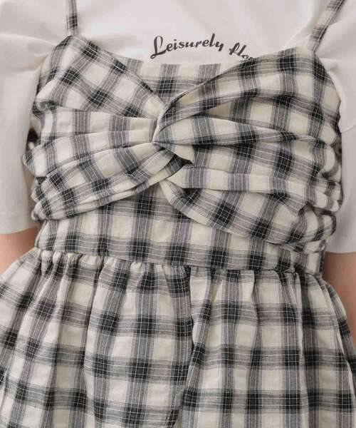 RETRO GIRL(レトロガール)の「チェックイレヘムビスチェ(シャツ/ブラウス・レディース・ブルー系その他2/ブラック系その他2/レッド系その他2・FREE)」の13枚目の写真