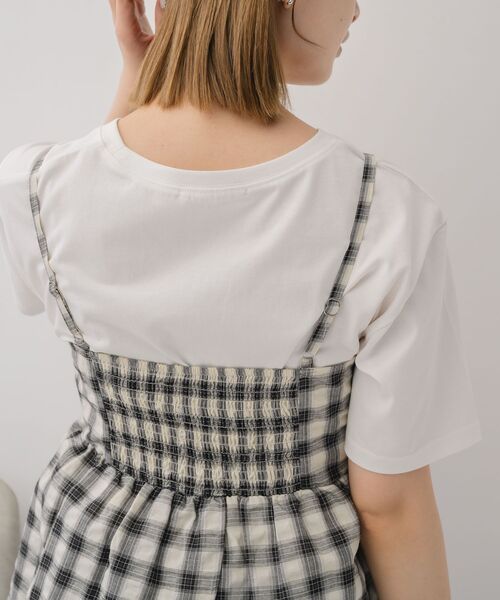 RETRO GIRL(レトロガール)の「チェックイレヘムビスチェ(シャツ/ブラウス・レディース・ブルー系その他2/ブラック系その他2/レッド系その他2・FREE)」の15枚目の写真