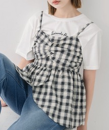 RETRO GIRL | チェックイレヘムビスチェ(シャツ/ブラウス)