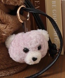 crossi（クロッシー）の「モコモコくまさん アニマルぬいぐるみバッグチャーム キーホルダー（チャーム）」