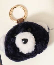 crossi（クロッシー）の「モコモコくまさん アニマルぬいぐるみバッグチャーム キーホルダー（チャーム）」