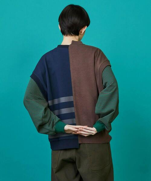 FRAPBOIS（フラボア）の「メタフォー カットソー（Tシャツ/カットソー・レディース・ブラウン系その他/ブルー系その他・1/2）」の4枚目の写真