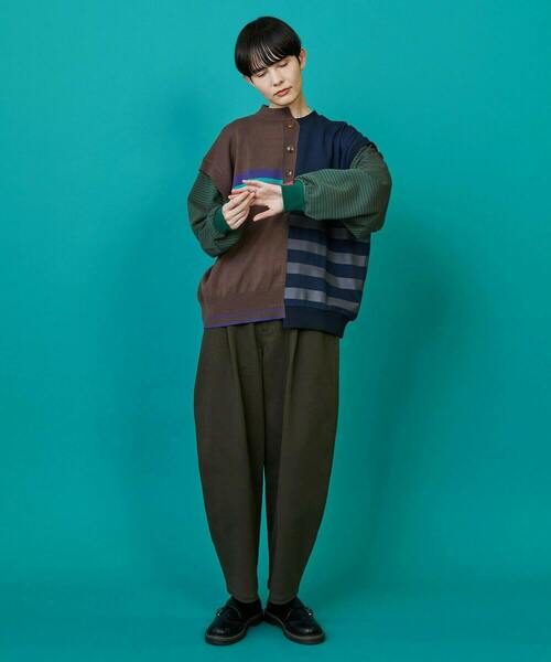 FRAPBOIS（フラボア）の「メタフォー カットソー（Tシャツ/カットソー・レディース・ブラウン系その他/ブルー系その他・1/2）」の6枚目の写真