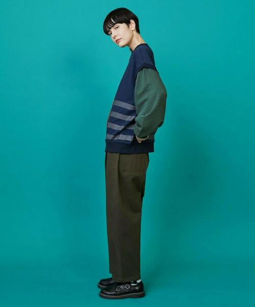 FRAPBOIS（フラボア）の「メタフォー カットソー（Tシャツ/カットソー・レディース・ブラウン系その他/ブルー系その他・1/2）」の8枚目の写真