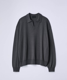 SLICK(XbN)́ySLICK/XbNzLoop Yarn Skipper Polo Knit/[v[XLbp[| jbg/Be[W(|Vc)