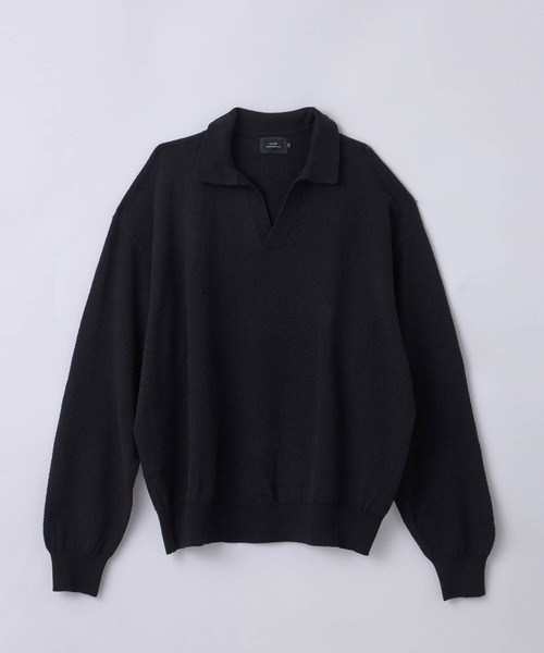 SLICK（スリック）の「【SLICK/スリック】Loop Yarn Skipper Polo Knit